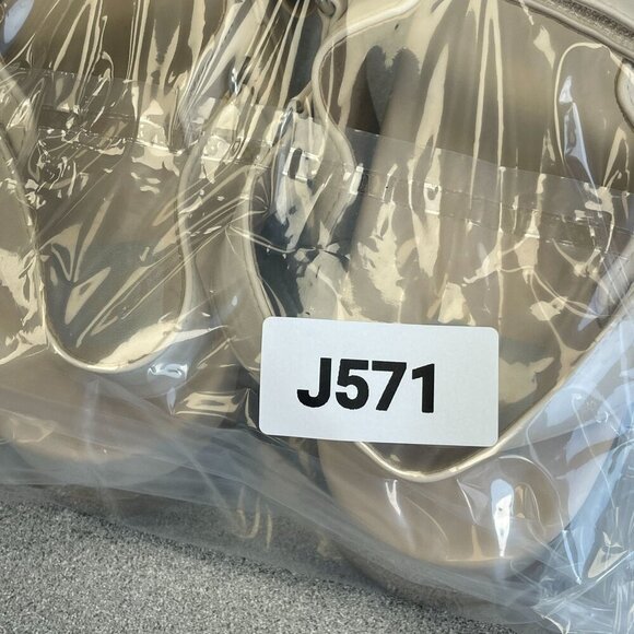 NWOT Dolce Vita Argyle Platform Sandals Women's Size 10  Beige Adjustable Straps - Picture 7 of 8